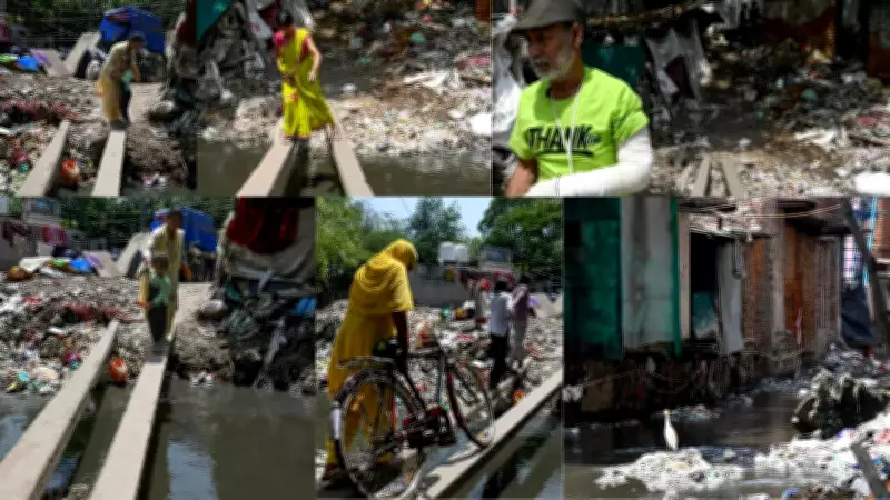 Okhla's Makeshift 'Shortcut Bridge' Poses Deadly Risk to Residents Daily