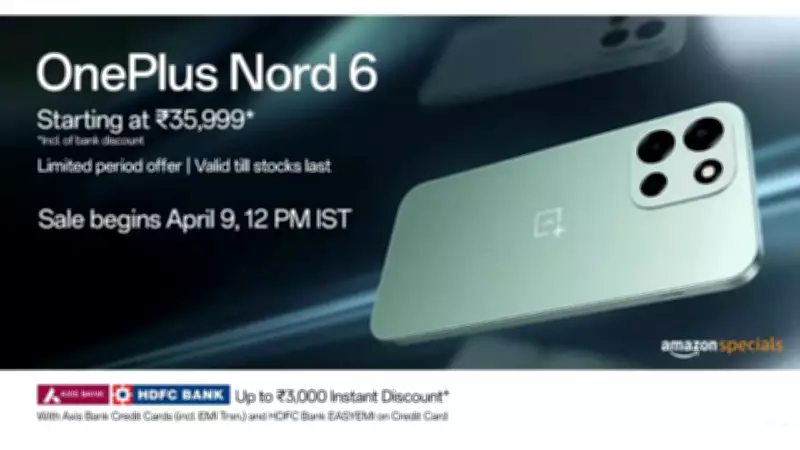 OnePlus Nord 6 Launches in India with 9,000mAh Battery and Snapdragon 8s Gen 4 Chipset