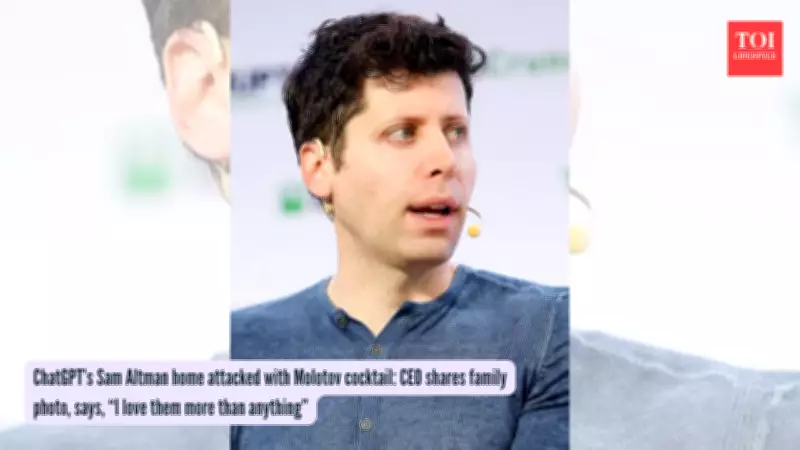OpenAI CEO Sam Altman's Home Targeted in Molotov Cocktail Attack