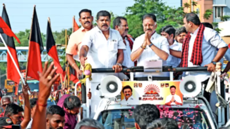 OPS Campaigns as DMK Candidate in Bodi, Faces Loyalty Questions