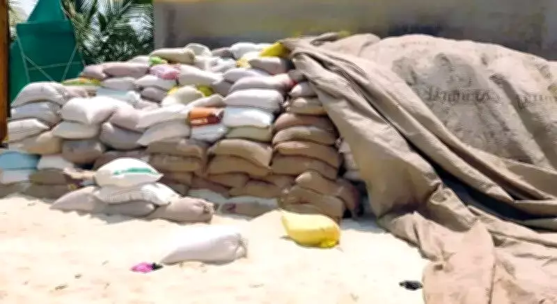 Over 150 Tonnes of Anna Bhagya Rice Seized in Koppal Black Market Raid