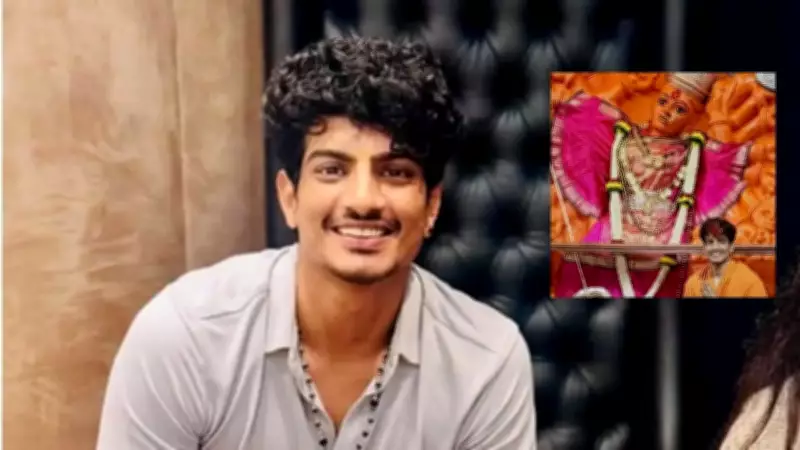 Palash Muchhal Visits Saptashrungi Mata Temple for Spiritual Retreat