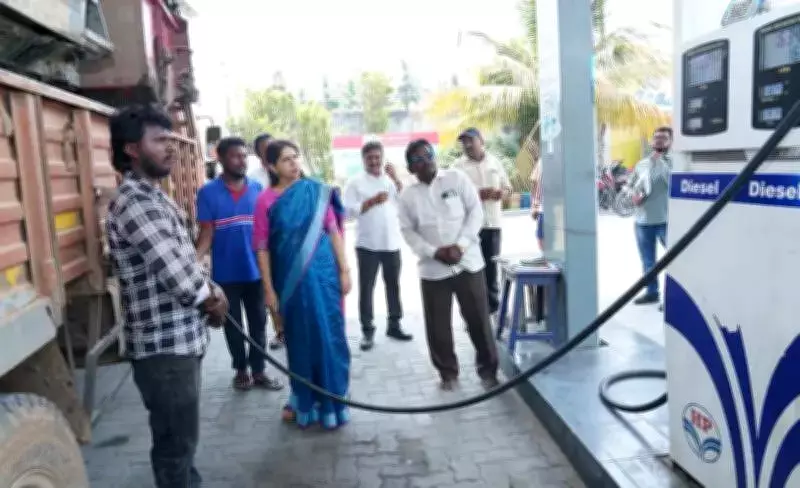 Palnadu District Seals 3 Petrol Pumps Over Fuel Supply Violations