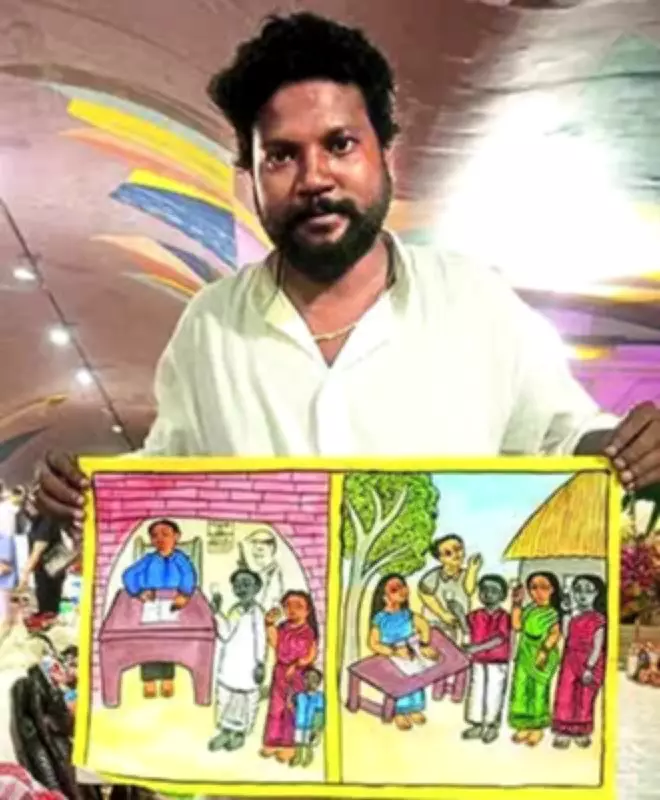 Patachitra Artists in Bengal Protest Voter Exclusion Through Traditional Scroll Art