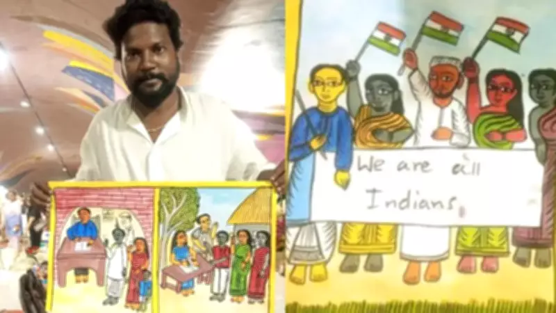 Patachitra Artists in West Bengal Protest Voter List Deletions Through Art