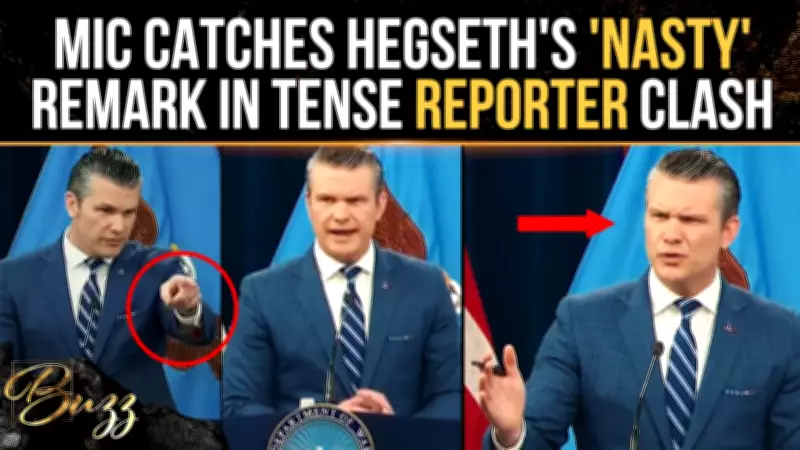 Pentagon Briefing Turns Awkward as Hegseth's 'So Nasty' Remark to Reporter Goes Viral
