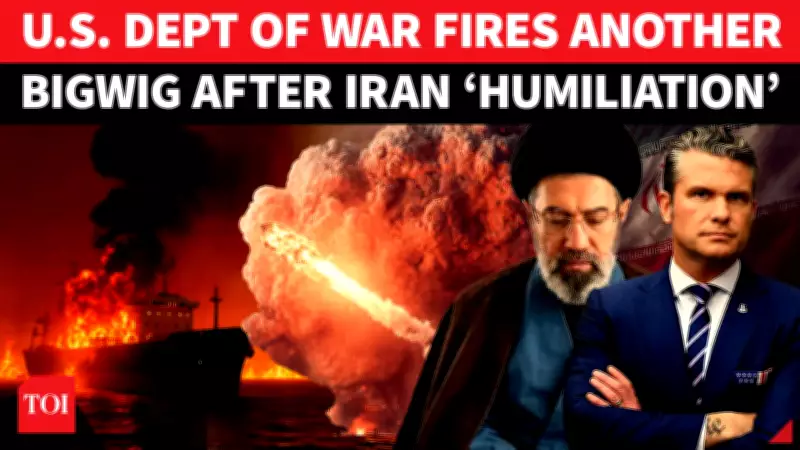 Pentagon Turmoil: Navy Secretary Fired Amid Iran Tensions, Shaking US Defense Leadership