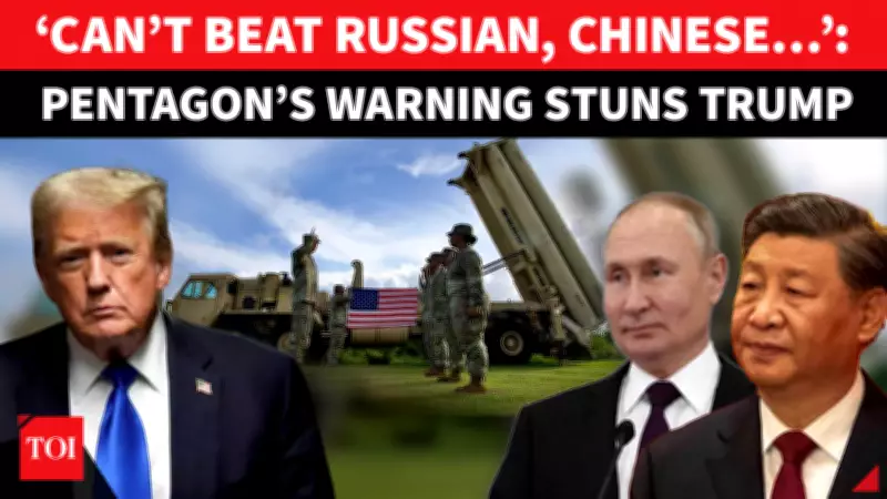 Pentagon Warns US Has No Defense Against Hypersonic Weapons