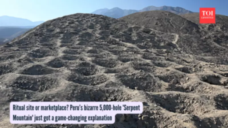 Peru's Monte Sierpe 'Band of Holes' Revealed as Ancient Marketplace and Accounting System