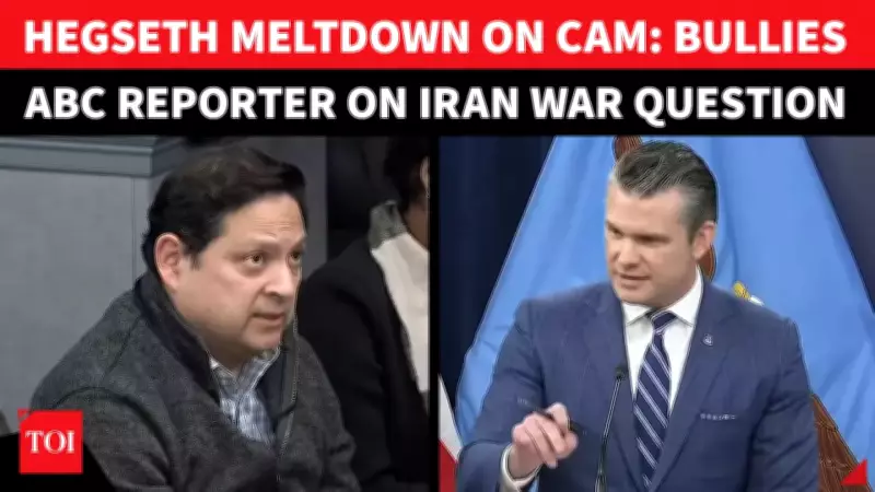 Pete Hegseth's Fiery Clash With Reporter Over Iran Military Goals Sparks Tensions