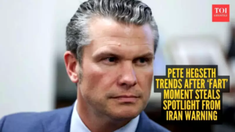 Pete Hegseth's Serious Iran Warning Overshadowed by Viral 'Fart' Meme