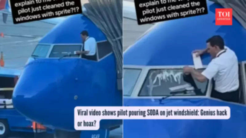 Pilot's Soda Trick for Cleaning Airplane Windows Goes Viral, Explained