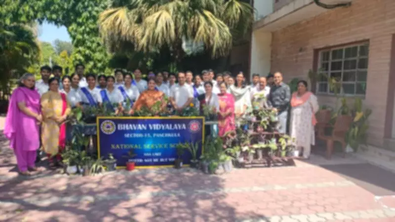 Plant Donation Drive Held at Local School to Promote Greenery