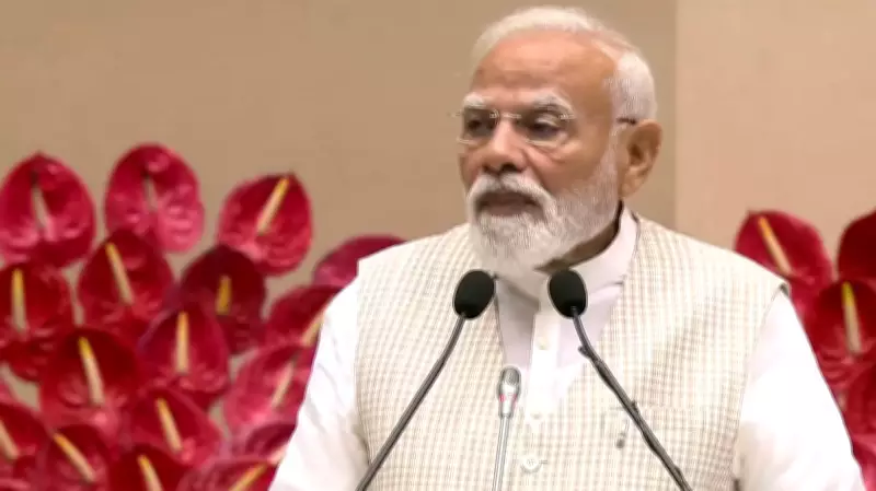 PM Modi Hails Historic Women's Reservation Bill Passage at Nari Shakti Vandan Sammelan