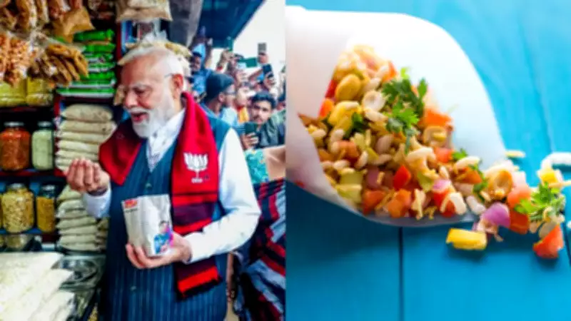 PM Modi's Jhalmuri Break in West Bengal Highlights Love for Local Street Food