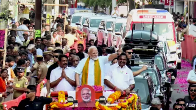 PM Modi's Tamil Nadu Roadshow: Confident NDA Victory Prediction for 2026 Assembly Polls