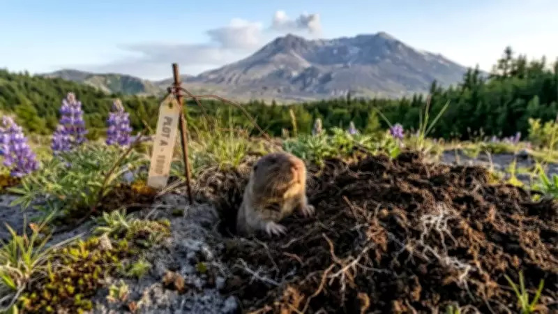 Pocket Gophers Helped Restore Mount St. Helens After 1980 Eruption