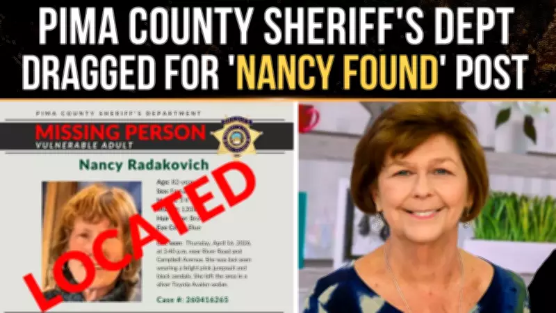 Police Face Backlash Over Misleading 'Nancy Located' Social Media Post