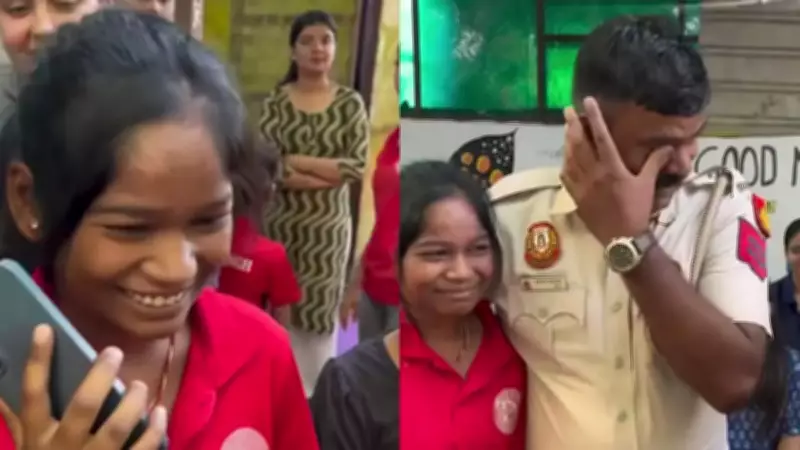 Police Officer's Emotional Celebration of Student's Board Exam Success Goes Viral