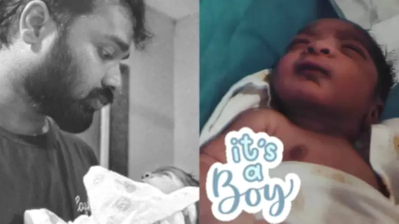 Pradeep Antony Welcomes Baby Boy with Wife Pooja on Tamil New Year