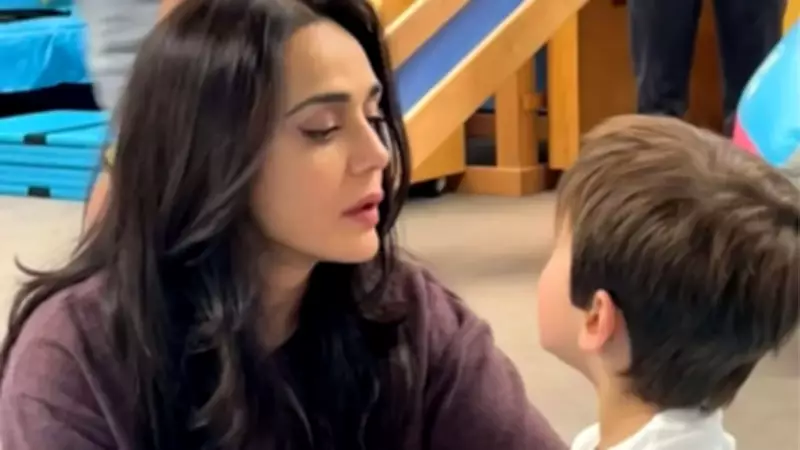 Preity Zinta Shares Rare Family Moments with Twins During Spring Break