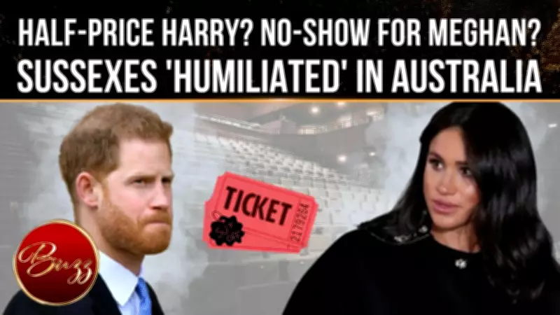 Prince Harry & Meghan Markle Face Ticket Sales Woes for Australia Events