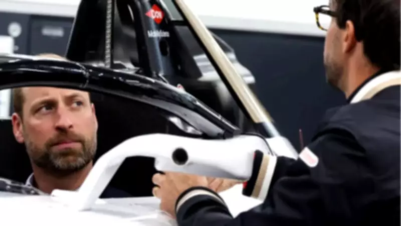 Prince William Visits Jaguar TCS Racing, Sits in Formula E Car for First Time
