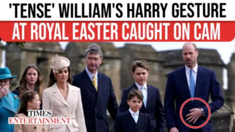 Prince William's Subtle Gesture Sparks Royal Easter Service Buzz