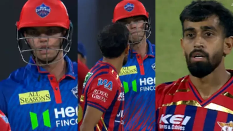 Prince Yadav and Tristan Stubbs Clash in Heated IPL 2026 DC vs LSG Match