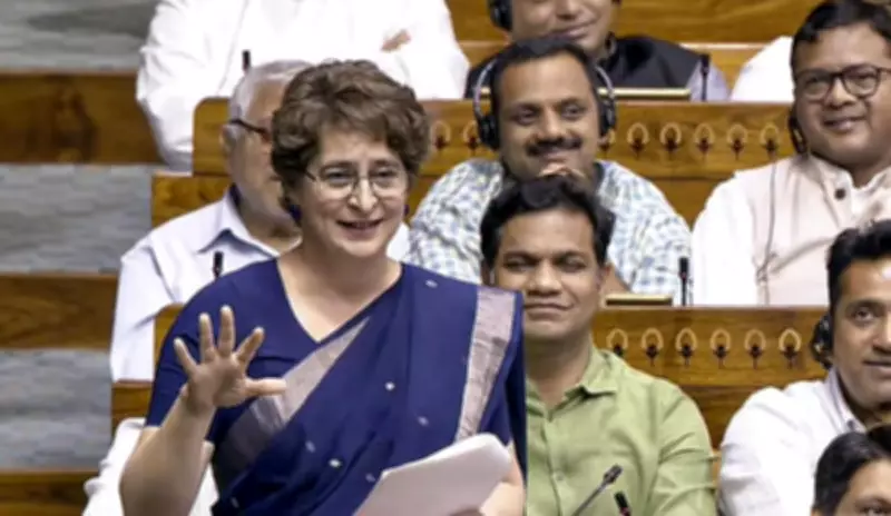 Priyanka Gandhi Accuses Modi Government of 'Open Attack' on Democracy via Constitution Bill