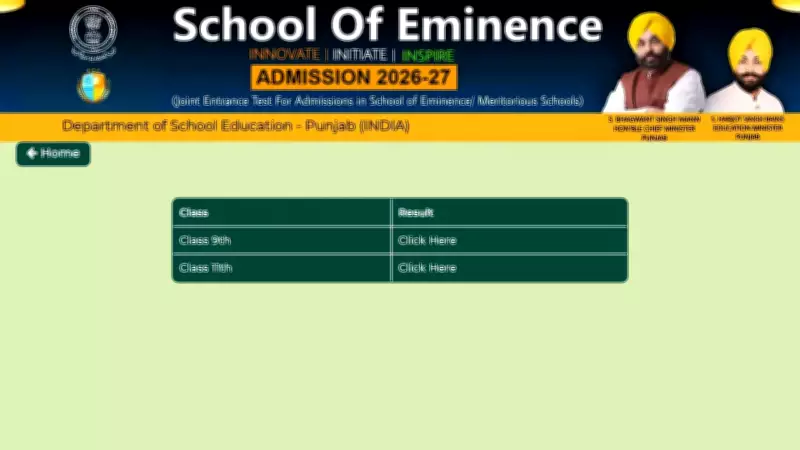 PSEB 8th Class Result 2026: Punjab Board to Release Scores Online for 2.9 Lakh Students