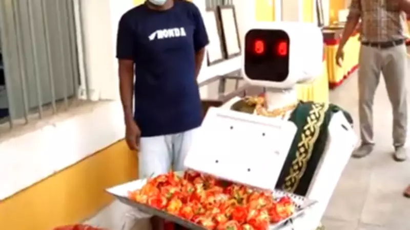 Puducherry 2026 Elections: Robot Nila Greets Voters at Polling Booths