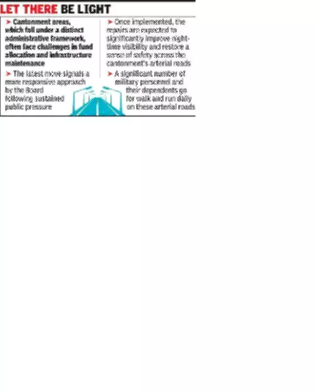 Pune Cantonment Board Sanctions Rs44 Lakh to Fix 900 Streetlights