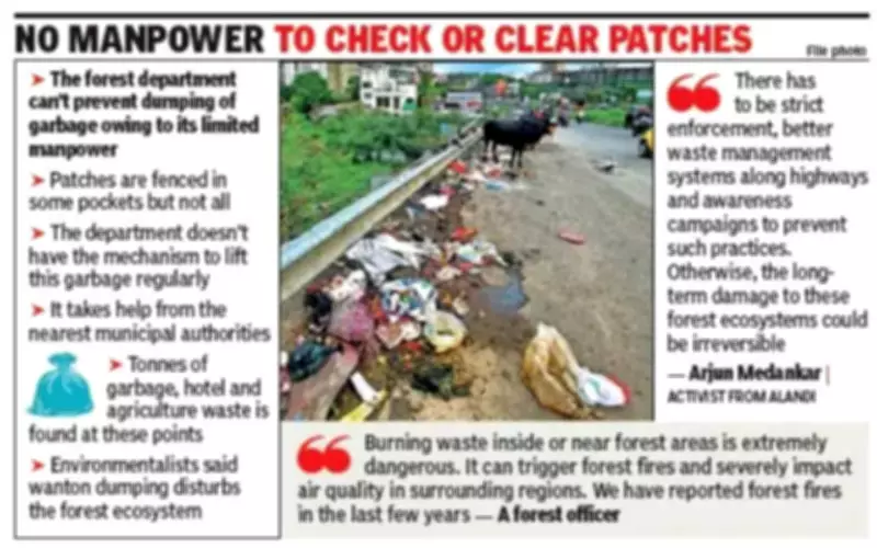 Pune Forest Garbage Crisis: Wildlife at Risk from Unchecked Dumping