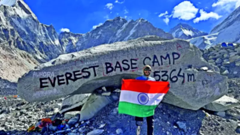 Pune IT Professional with Disability Conquers Everest Base Camp Trek