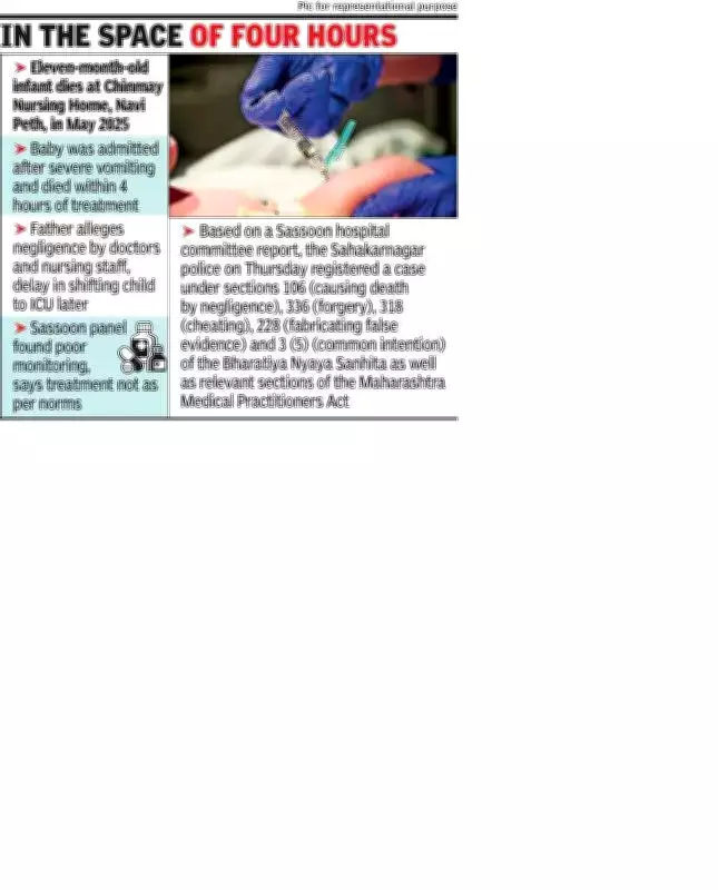 Pune Police File Case Against Doctors Over Infant's Death at Nursing Home