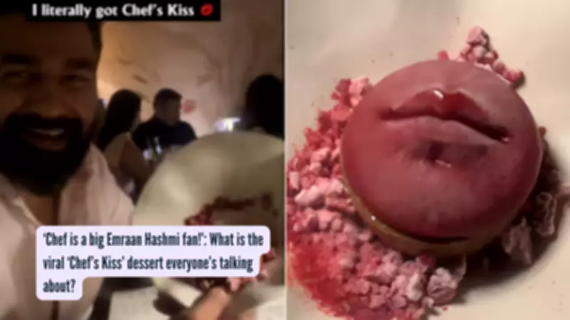 Pune's 'Chef's Kiss' Dessert Goes Viral as Lips-Shaped Sorbet Sparks Online Frenzy