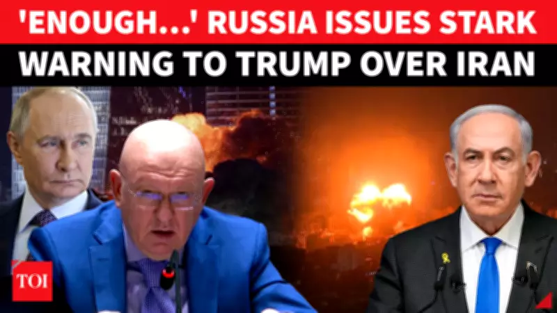 Putin's Envoy Issues Ultimatum Over Iran War, Blames Trump and Warns Israel, US