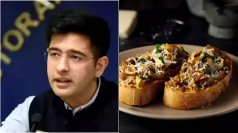 Raghav Chadha's Favorite Cheesy Mushroom Toast Recipe Revealed
