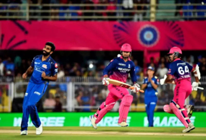 Rajasthan Royals Dominate Mumbai Indians in Rain-Affected IPL Clash in Guwahati