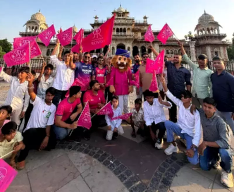 Rajasthan Royals' Moochu Singh Energizes Jaipur with Halla Bol Spirit at Albert Hall
