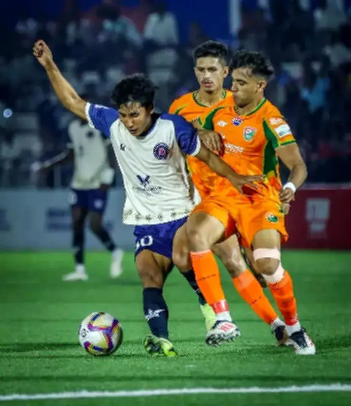 Rajasthan United's Unbeaten Run Ends in Narrow 1-2 Defeat to Sreenidhi Deccan