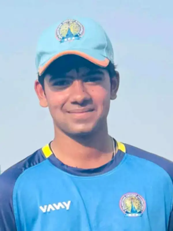 Rajasthan's Kushagra Ojha Selected for BCCI U-19 National Camp in Bengaluru