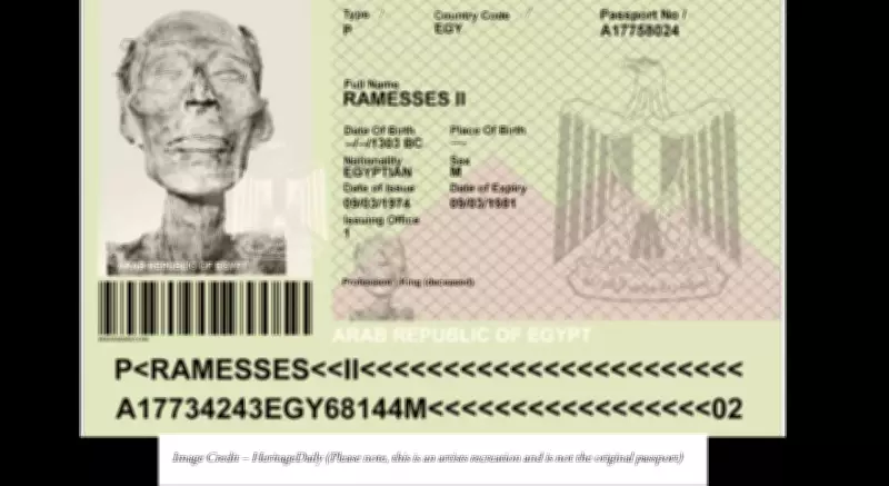 Ramesses II's 1974 Passport: Viral Claim Mixes Historical Fact with Artistic Fiction