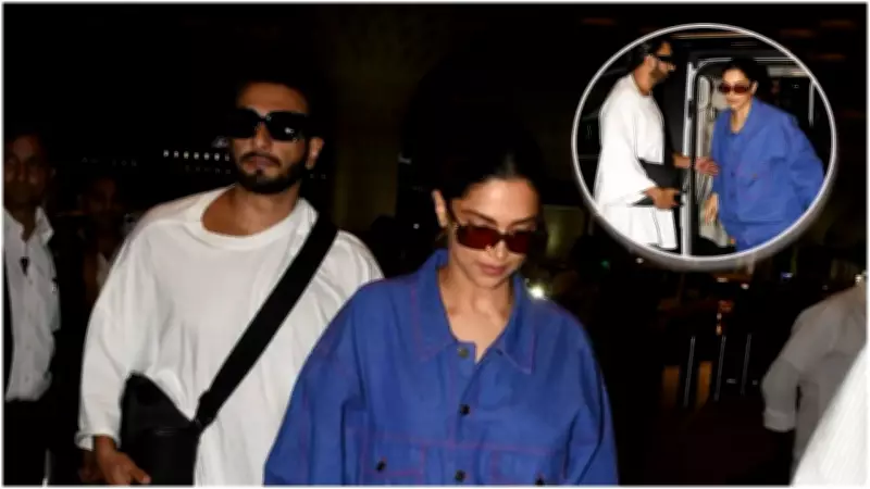 Ranveer Singh and Deepika Padukone's Airport PDA Melts Hearts