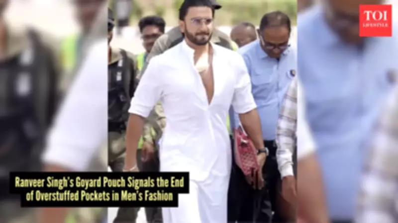Ranveer Singh's ₹2 Lakh Goyard Pouch Signals End of Bulky Pockets Era