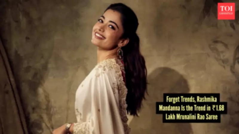 Rashmika Mandanna's Rs 1.68 Lakh Saree Look Redefines Elegance and Luxury
