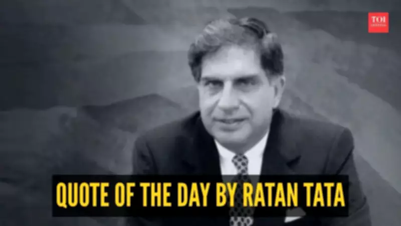 Ratan Tata's Wisdom: Iron Rusts, Mindset Destroys You