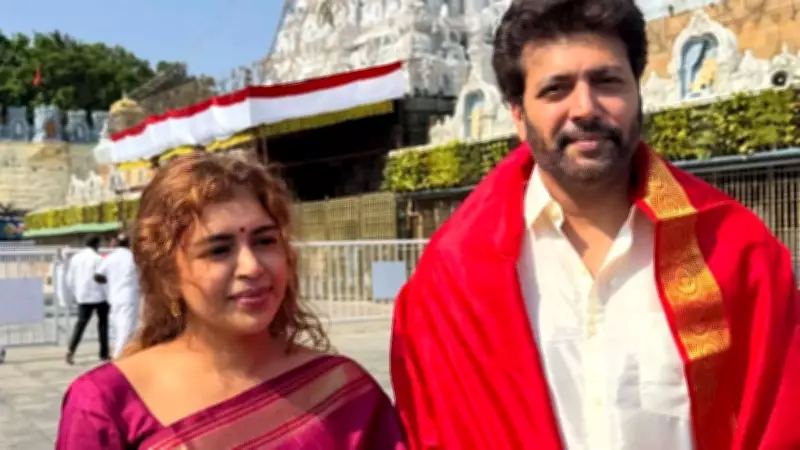Ravi Mohan's Tirupati Visit During Tamil Nadu Elections Sparks Debate