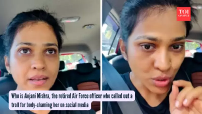 Retired Air Force Officer Anjani Mishra's Viral Response to Body-Shaming Troll